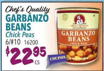 Restaurant Depot Chef's Quality GARBANZO BEANS offer