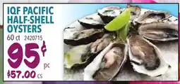 Restaurant Depot IQF PACIFIC HALF-SHELL OYSTERS offer