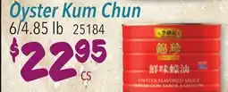 Restaurant Depot Oyster Kum Chun offer