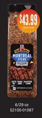 Restaurant Depot Grill Mates Montreal Steak Seasoning offer