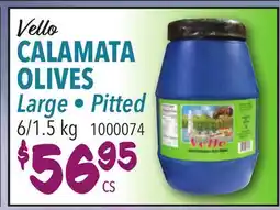 Restaurant Depot Vello CALAMATA OLIVES offer