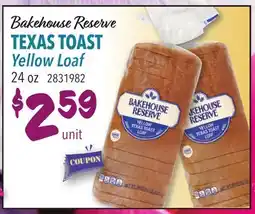 Restaurant Depot Bakehouse Reserve TEXAS TOAST Yellow Loaf offer