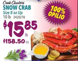 Restaurant Depot Crab Clusters SNOW CRAB offer