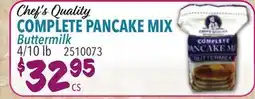 Restaurant Depot Chef's Quality COMPLETE PANCAKE MIX Buttermilk offer