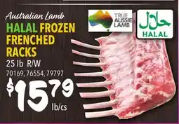 Restaurant Depot Australian Lamb HALAL FROZEN FRENCHED RACKS offer