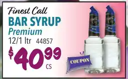 Restaurant Depot Finest Call BAR SYRUP Premium offer