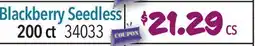 Restaurant Depot Blackberry Seedless offer