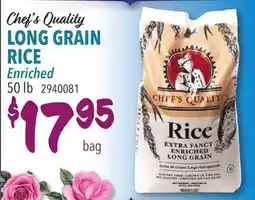 Restaurant Depot Chef's Quality LONG GRAIN RICE Enriched offer
