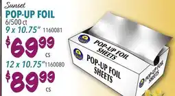 Restaurant Depot Sunset POP-UP FOIL offer