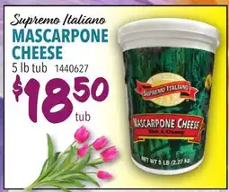 Restaurant Depot Supremo Italiano MASCARPONE CHEESE offer