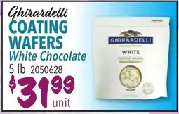 Restaurant Depot Ghirardelli COATING WAFERS White Chocolate offer