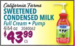 Restaurant Depot California Farms SWEETENED CONDENSED MILK offer