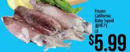 Hmart Frozen California Baby Squid offer