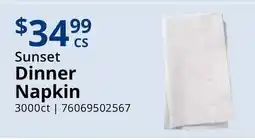 Restaurant Depot Sunset Dinner Napkin offer