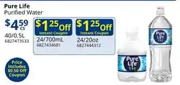 Restaurant Depot Pure Life Purified Water offer