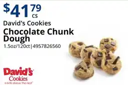 Restaurant Depot David's Cookies Chocolate Chunk Dough offer