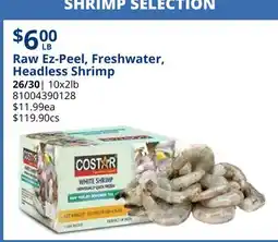 Restaurant Depot Raw Ez-Peel, Freshwater, Headless Shrimp offer