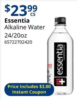 Restaurant Depot Essentia Alkaline Water offer