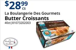 Restaurant Depot La Boulangerie Des Gourmets Butter Croissants offer