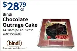 Restaurant Depot Bindi Chocolate Outrage Cake offer