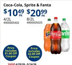 Restaurant Depot Coca-Cola, Sprite & Fanta offer