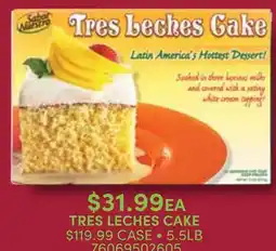 Restaurant Depot TRES LECHES CAKE offer