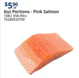 Restaurant Depot 6oz Portions - Pink Salmon offer