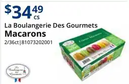 Restaurant Depot La Boulangerie Des Gourmets Macarons offer