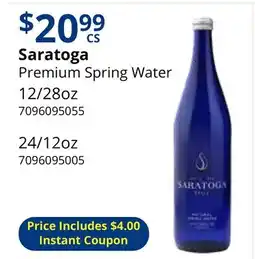 Restaurant Depot Saratoga Premium Spring Water offer