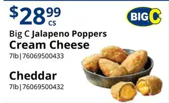 Restaurant Depot Big C Jalapeno Poppers Cream Cheese offer