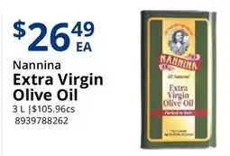 Restaurant Depot Nannina Extra Virgin Olive Oil offer