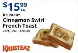 Restaurant Depot Krusteaz Cinnamon Swirl French Toast offer