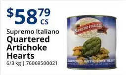 Restaurant Depot Supremo Italiano Quartered Artichoke Hearts offer