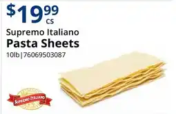 Restaurant Depot Supremo Italiano Pasta Sheets offer