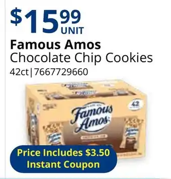 Restaurant Depot Famous Amos Chocolate Chip Cookies offer