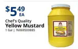 Restaurant Depot Chef's Quality Yellow Mustard offer