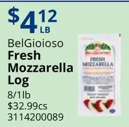 Restaurant Depot BelGioioso Fresh Mozzarella Log offer