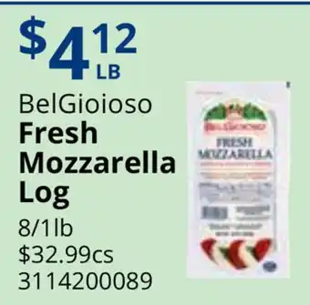 Restaurant Depot BelGioioso Fresh Mozzarella Log offer