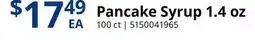 Restaurant Depot Pancake Syrup 1.4 oz offer