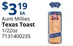 Restaurant Depot Aunt Millies Texas Toast offer