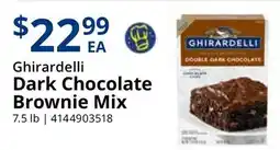 Restaurant Depot Ghirardelli Dark Chocolate Brownie Mix offer