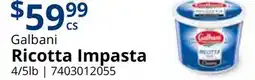 Restaurant Depot Galbani Ricotta Impasta offer