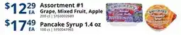 Restaurant Depot Assortment #1, Pancake Syrup 1.4 oz offer