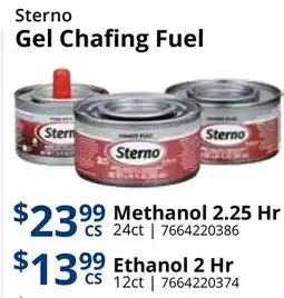 Restaurant Depot Sterno Gel Chafing Fuel offer