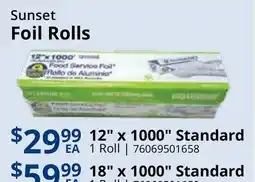 Restaurant Depot Sunset Foil Rolls offer