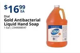 Restaurant Depot Dial Gold Antibacterial Liquid Hand Soap offer