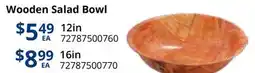 Restaurant Depot Wooden Salad Bowl offer