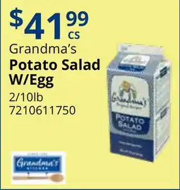 Restaurant Depot Grandma's Potato Salad W/Egg offer