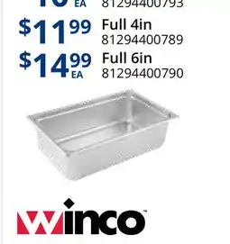 Restaurant Depot Full 4in, Full 6in offer