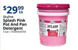 Restaurant Depot Skyline Splash Pink Pot And Pan Detergent offer